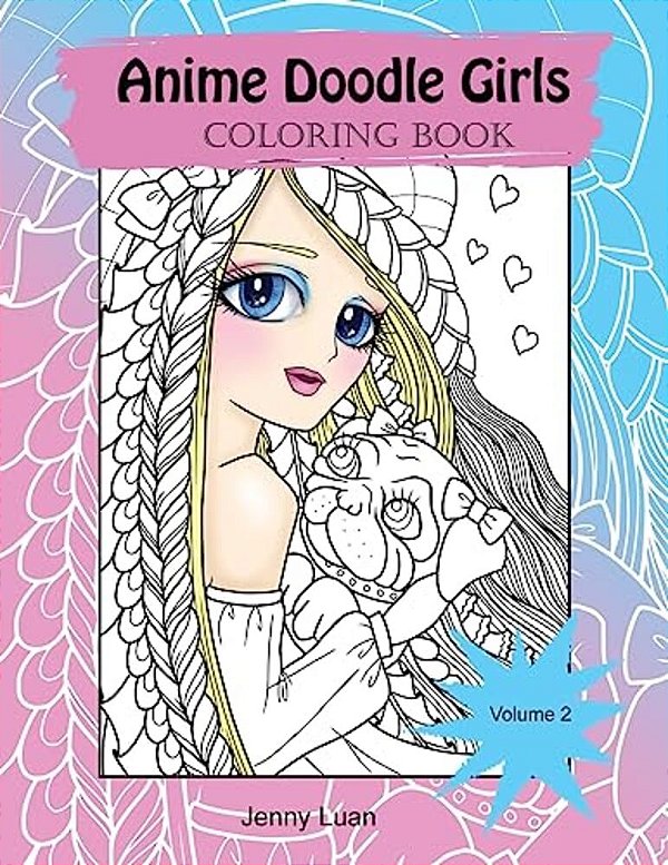 Anime Doodle Girls: Coloring Book-..