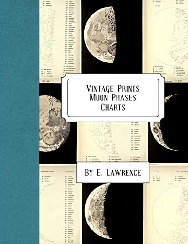 Vintage Prints: Moon Phases: Charts-..