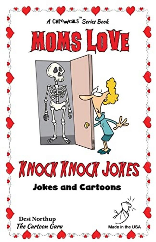 Moms Love Knock Knock Jokes: Jokes & Cartoons In Black & White-..