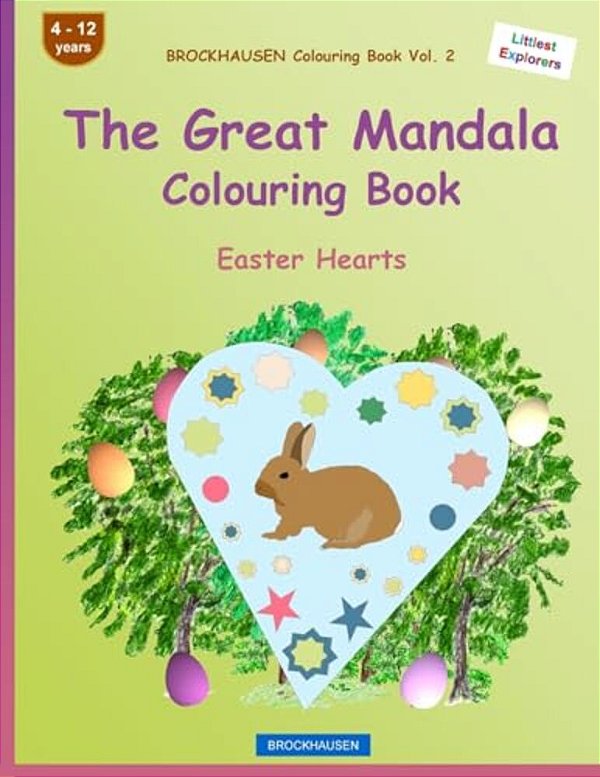 Brockhausen Colouring Book Vol. 2 - The Great Mandala Colouring Book: Easter Hearts-..
