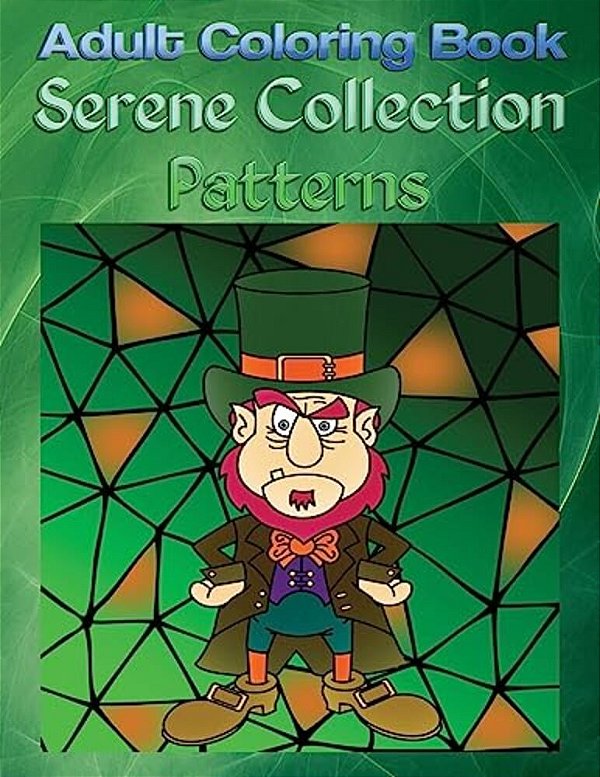 Adult Coloring Book Serene Collection Patterns: Mandala Coloring Book-..