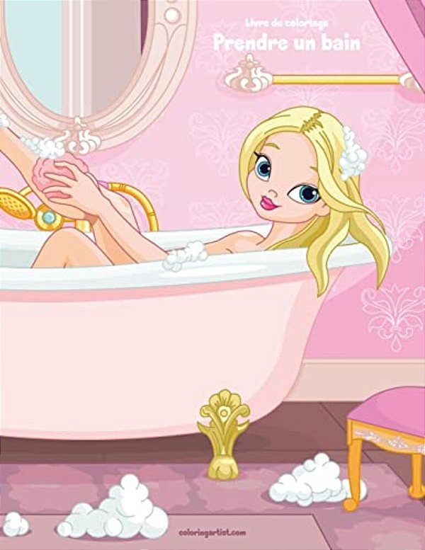 Livre De Coloriage Prendre Un Bain 1-..