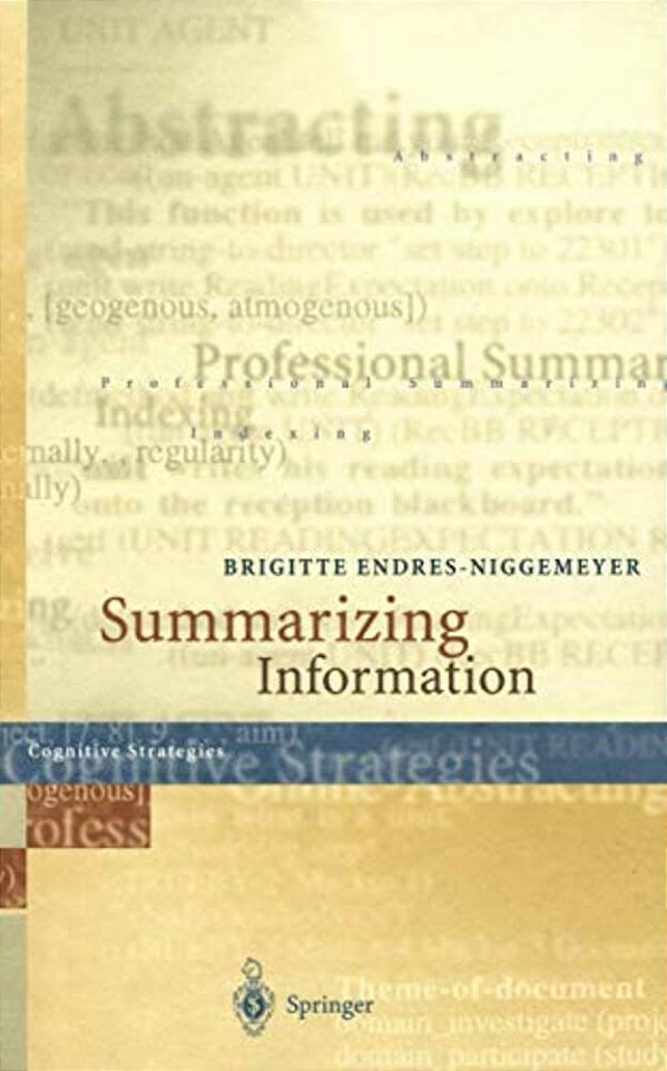 Summarizing Information: Including CD-ROM "Simsum", Simulation Of Summarizing, For Macintosh And Windows-..