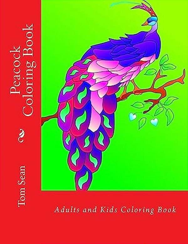 Peacock Coloring Book-..