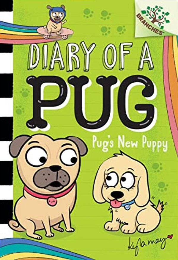 Pug's New Puppy: A Branches Book (Diary Of A Pug #8)-..