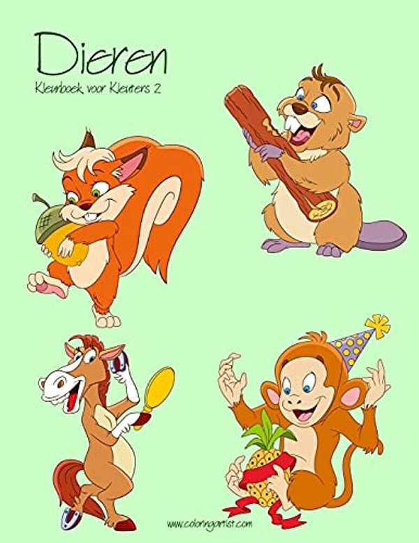 Dieren Kleurboek Voor Kleuters 2-..