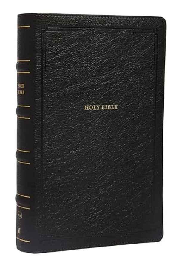 Nkjv, Reference Bible, Personal Size Large Print, Leathersoft, Black, Red Letter Edition, Comfort Print: Holy Bible, New King James Version-..