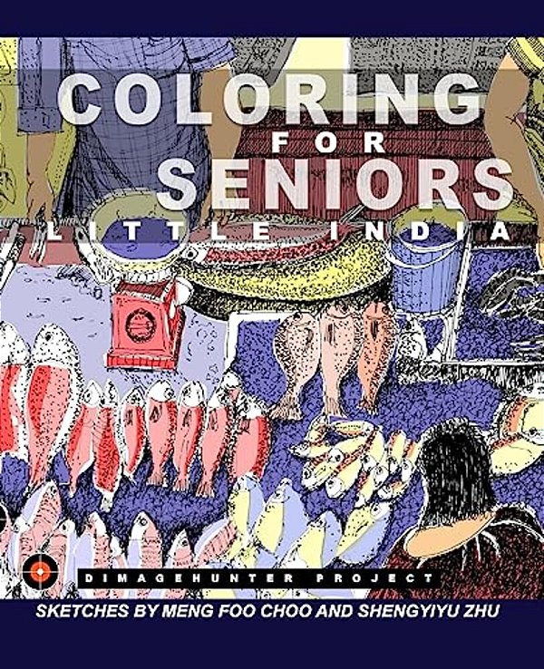 Coloring For Seniors: Little India-..