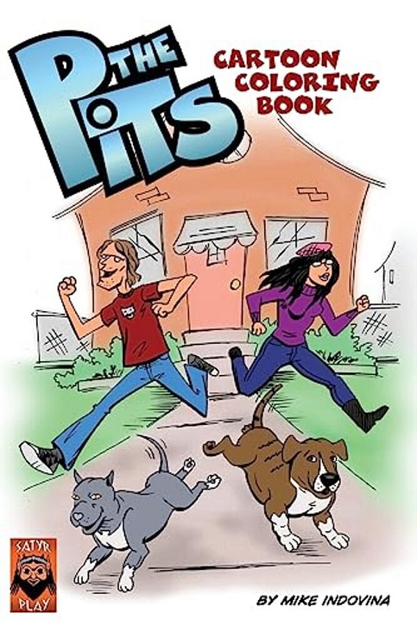 The Pits Cartoon Coloring Book-..