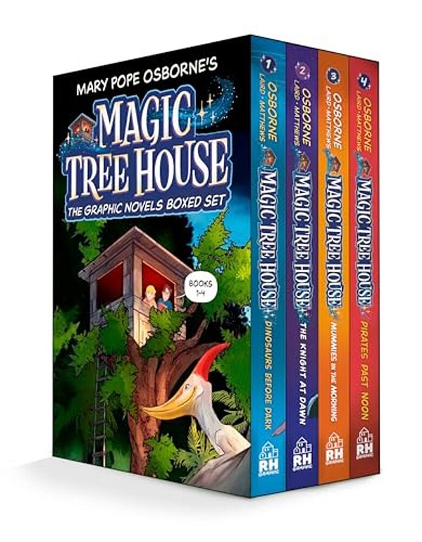 Magic Tree House Graphic Novel Starter Set: (A Graphic Novel Boxed Set)-..