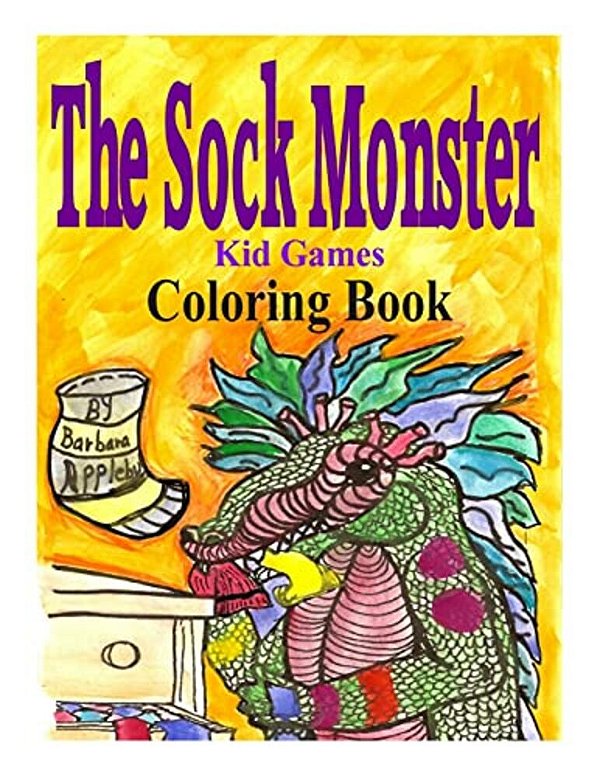 The Sock Monster Coloring Book-..