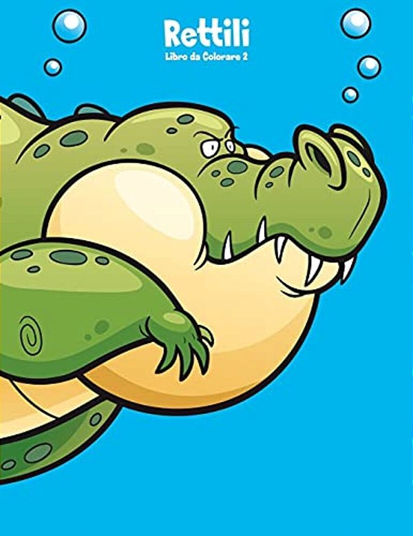 Rettili Libro Da Colorare 2-..