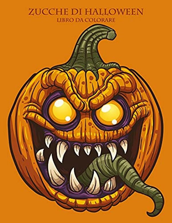 Zucche Di Halloween Libro Da Colorare 1-..