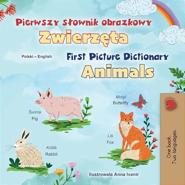 First Picture Dictionary - Animals (Polish English Bilingual Children's Book)-..