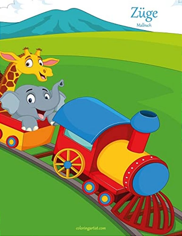 Züge-Malbuch 1-..