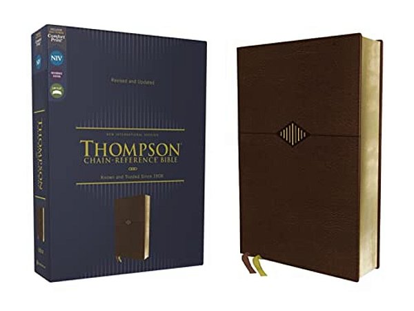 Niv, Thompson Chain-Reference Bible, Leathersoft, Brown, Red Letter, Comfort Print-..