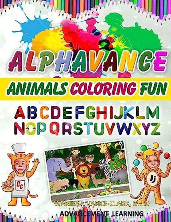 Alphavance Animal Coloring Fun-..