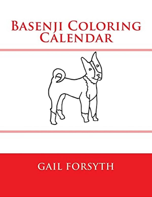 Basenji Coloring Calendar-..