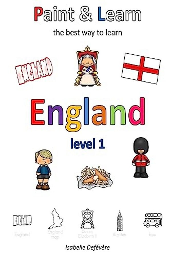 Paint & Learn: England (Level 1)-..