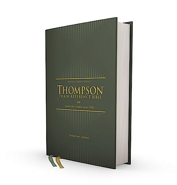 Esv, Thompson Chain-Reference Bible, Hardcover, Green, Red Letter-..