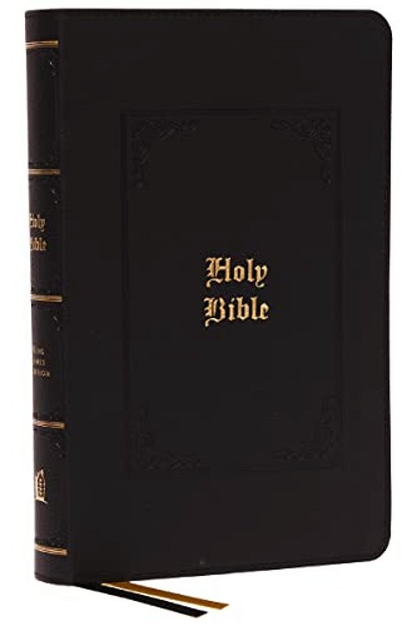 Kjv, Personal Size Large Print Reference Bible, Vintage Series, Black Leathersoft, Red Letter, Comfort Print: Holy Bible, King James Version-..