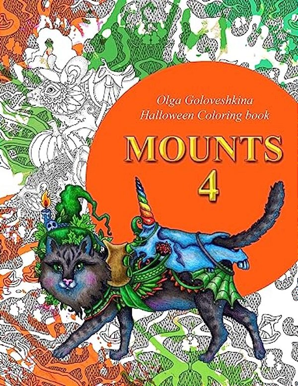Mounts 4: Halloween Coloring Book-..