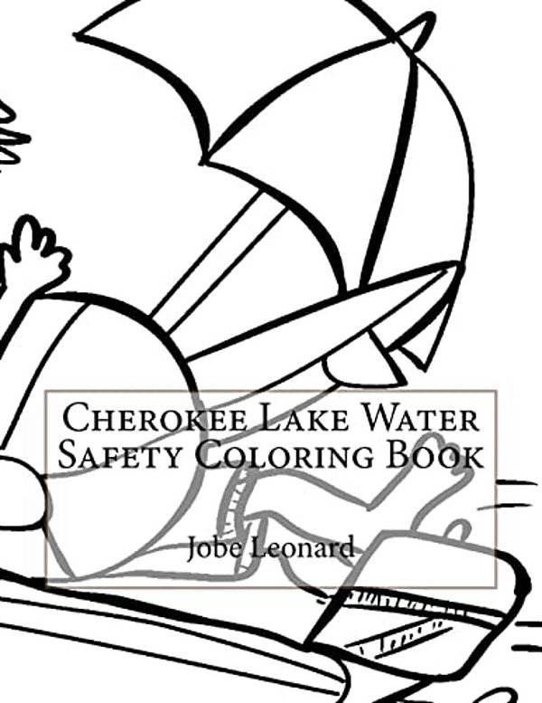 Cherokee Lake Water Safety Coloring Book-..