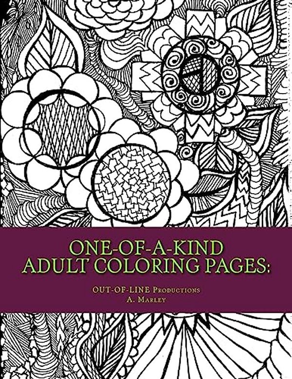 One-Of-a-kind Adult Coloring Pages:: Drawn To Chill & Thrill-..