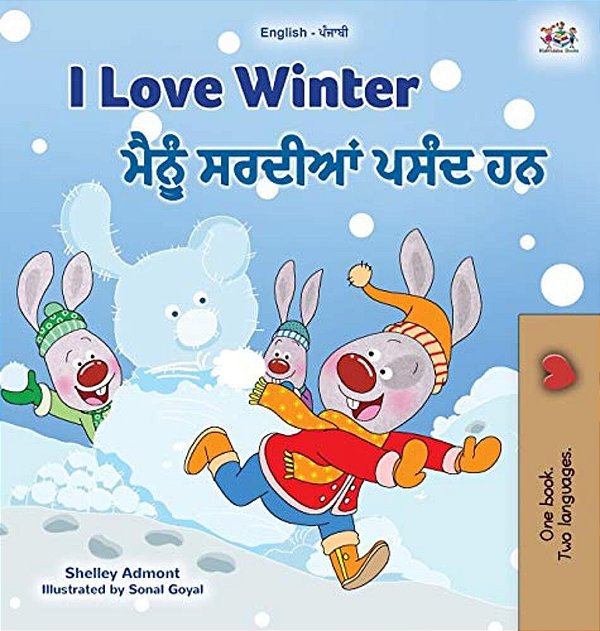 I Love Winter (English Punjabi Bilingual Children's Book - Gurmukhi)-..