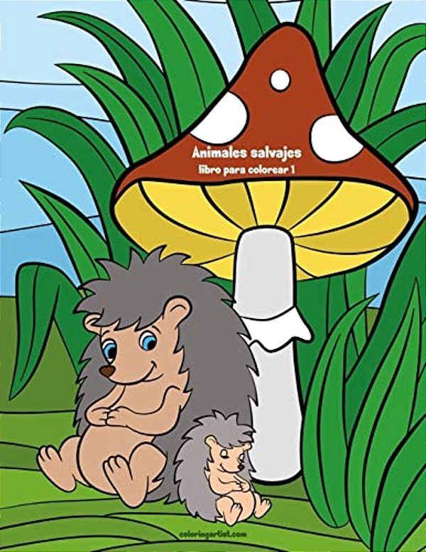 Animales Salvajes Libro Para Colorear 1-..