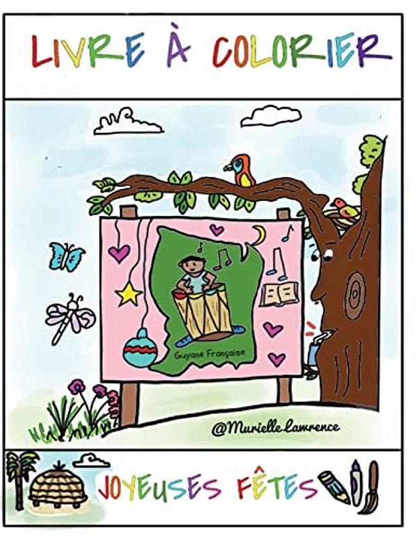 Livre À Colorier: Joyeuses Fêtes-..