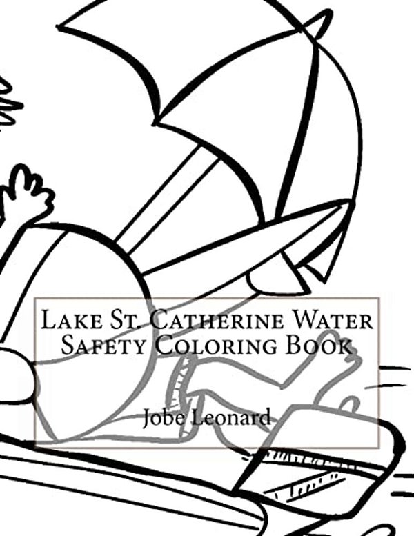 Lake St. Catherine Water Safety Coloring Book-..