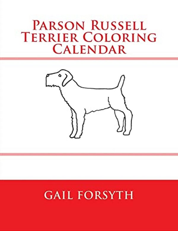 Parson Russell Terrier Coloring Calendar-..