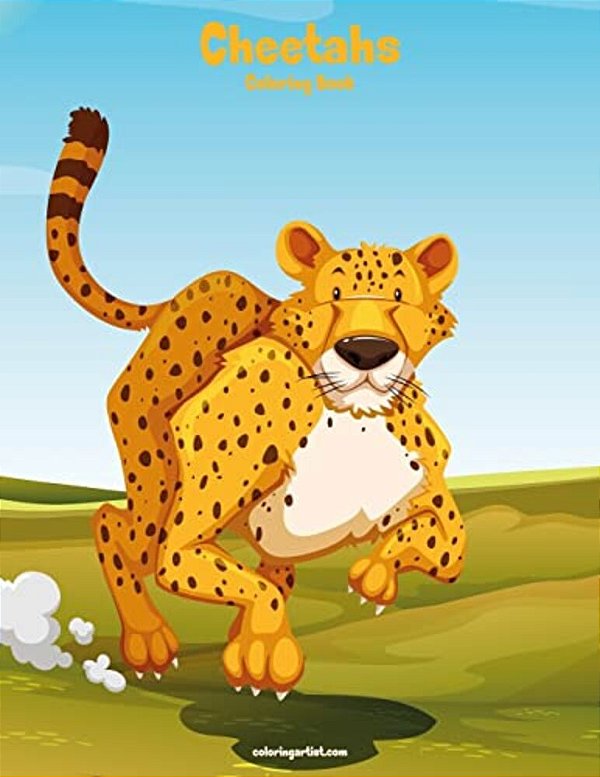 Cheetahs Coloring Book 1-..