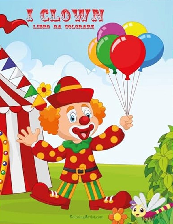 I Clown Libro Da Colorare 2-..