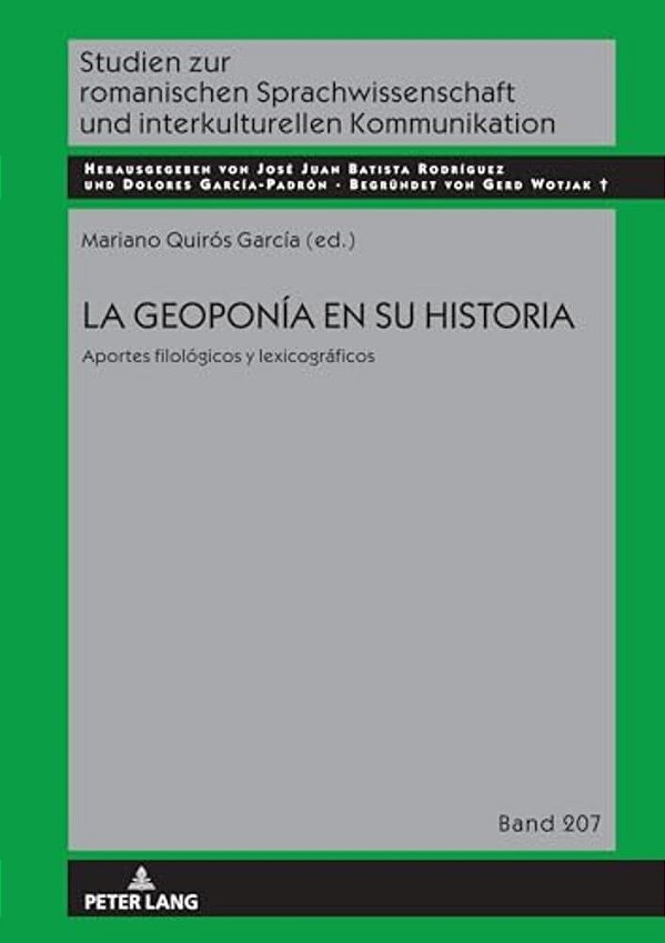 La Geoponía En Su Historia: Aportes Filológicos Y Lexicográficos-..