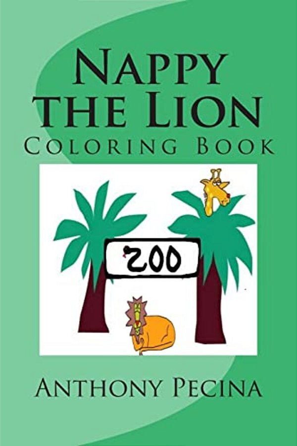 Nappy The Lion Coloring Book-..