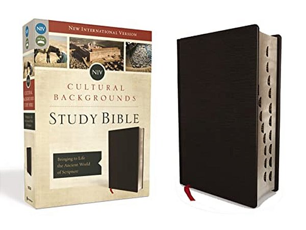 Niv, Cultural Backgrounds Study Bible, Indexed, Bonded Leather: Bringing To Life The Ancient World Of Scripture-..