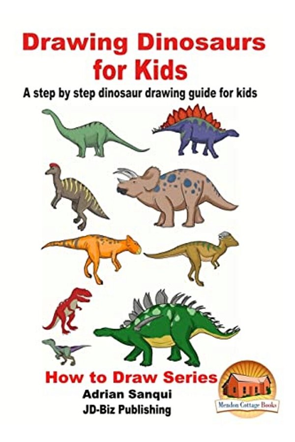 Drawing Dinosaurs For Kids - A Step By Step Dinosaur Drawing Guide For Kids-..