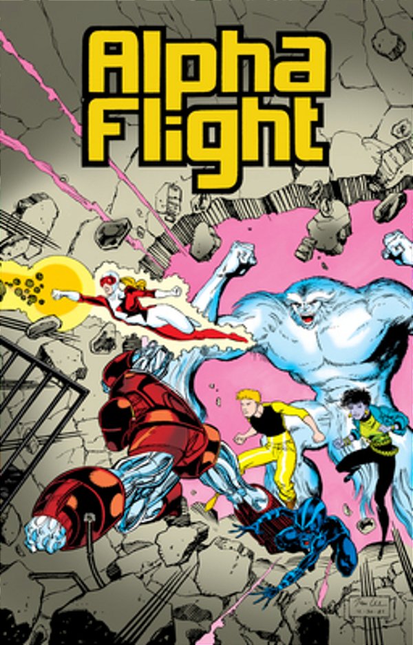 Alpha Flight By Mantlo & Lee Omnibus Jim Lee Cover-..