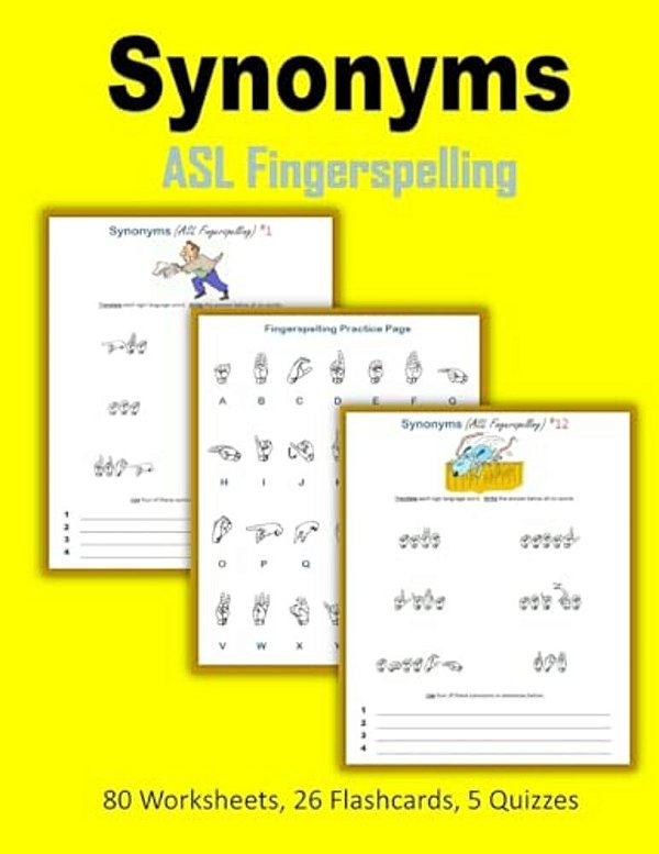 Synonyms - Asl Fingerspelling-..
