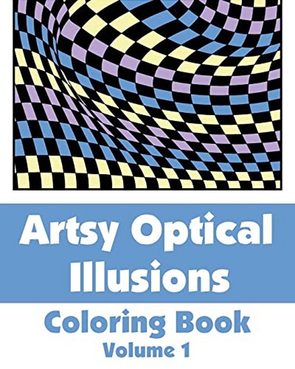Artsy Optical Illusions Coloring Book-..