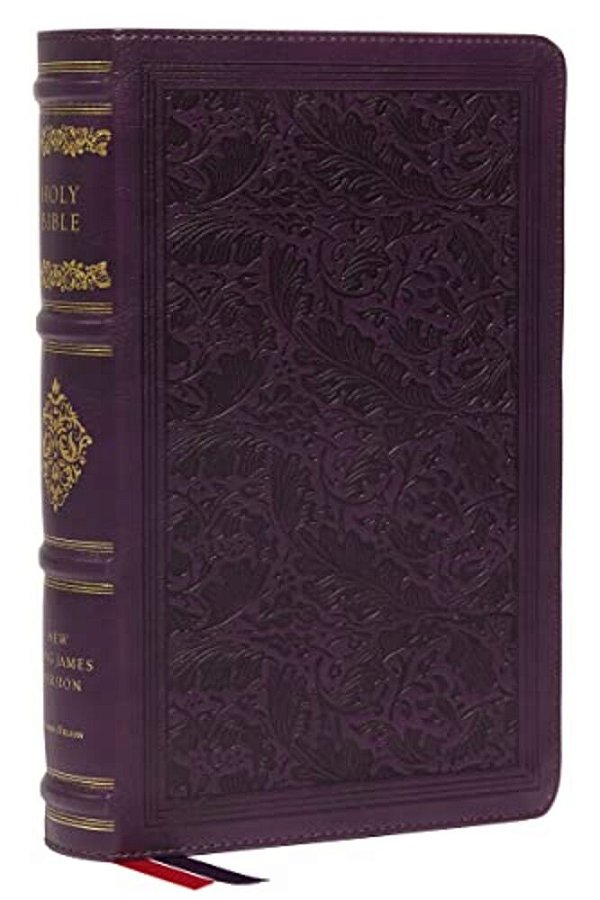 Nkjv, Personal Size Reference Bible, Sovereign Collection, Leathersoft, Purple, Red Letter, Thumb Indexed, Comfort Print: Holy Bible, New King James V-..