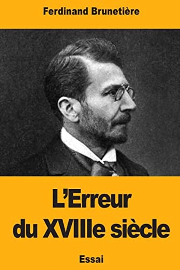 L'Erreur Du Xviiie Siècle-..