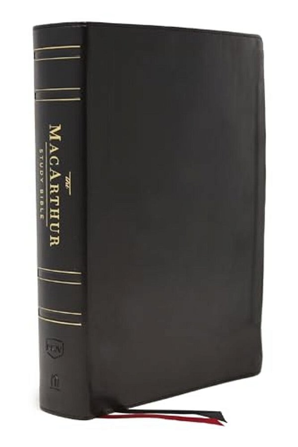 Nkjv, Macarthur Study Bible, 2ND Edition, Genuine Leather, Black, Thumb-Indexed, Comfort Print: Unleashing God's Truth One Verse At A Time-..