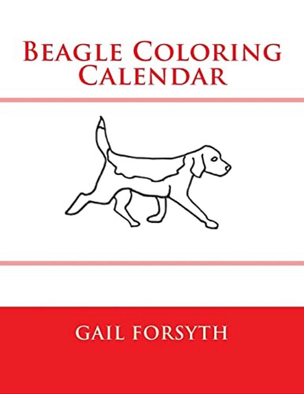 Beagle Coloring Calendar-..