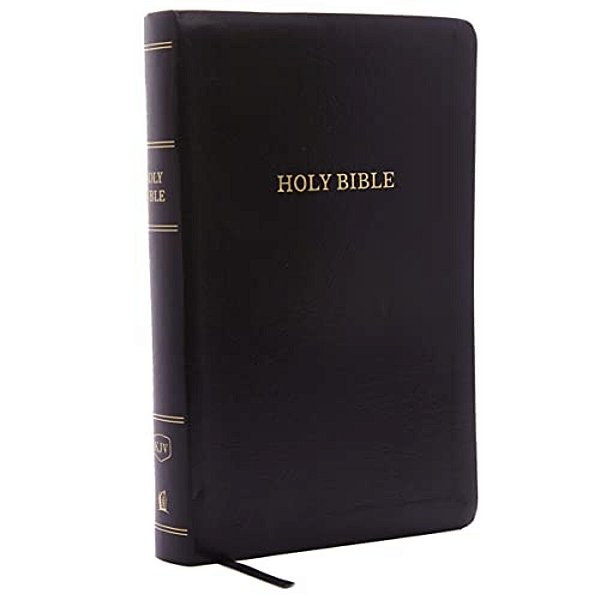 Kjv, Reference Bible, Personal Size Giant Print, Leather-Look, Black, Red Letter Edition-..