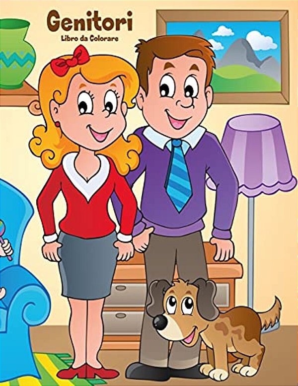 Genitori Libro Da Colorare 1-..