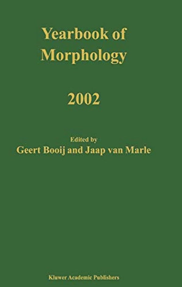 Yearbook Of Morphology 2002-..