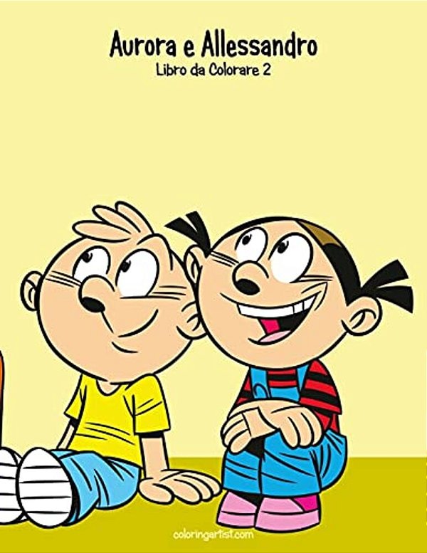 Aurora E Allessandro Libro Da Colorare 2-..
